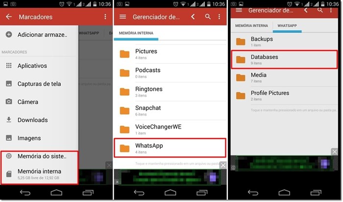 WhatsApp Gerenciador de Arquivos